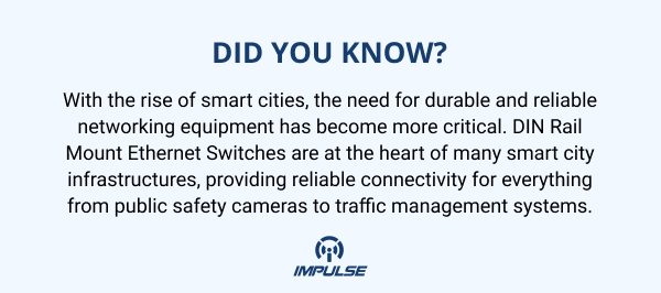 DIN Rail Mount Ethernet Switches