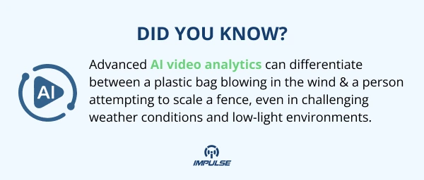 Advanced AI video analytics