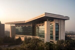 Smart surveillance transformation at Atal Akshay Urja Bhawan powered by Impulse for advanced security and monitoring.