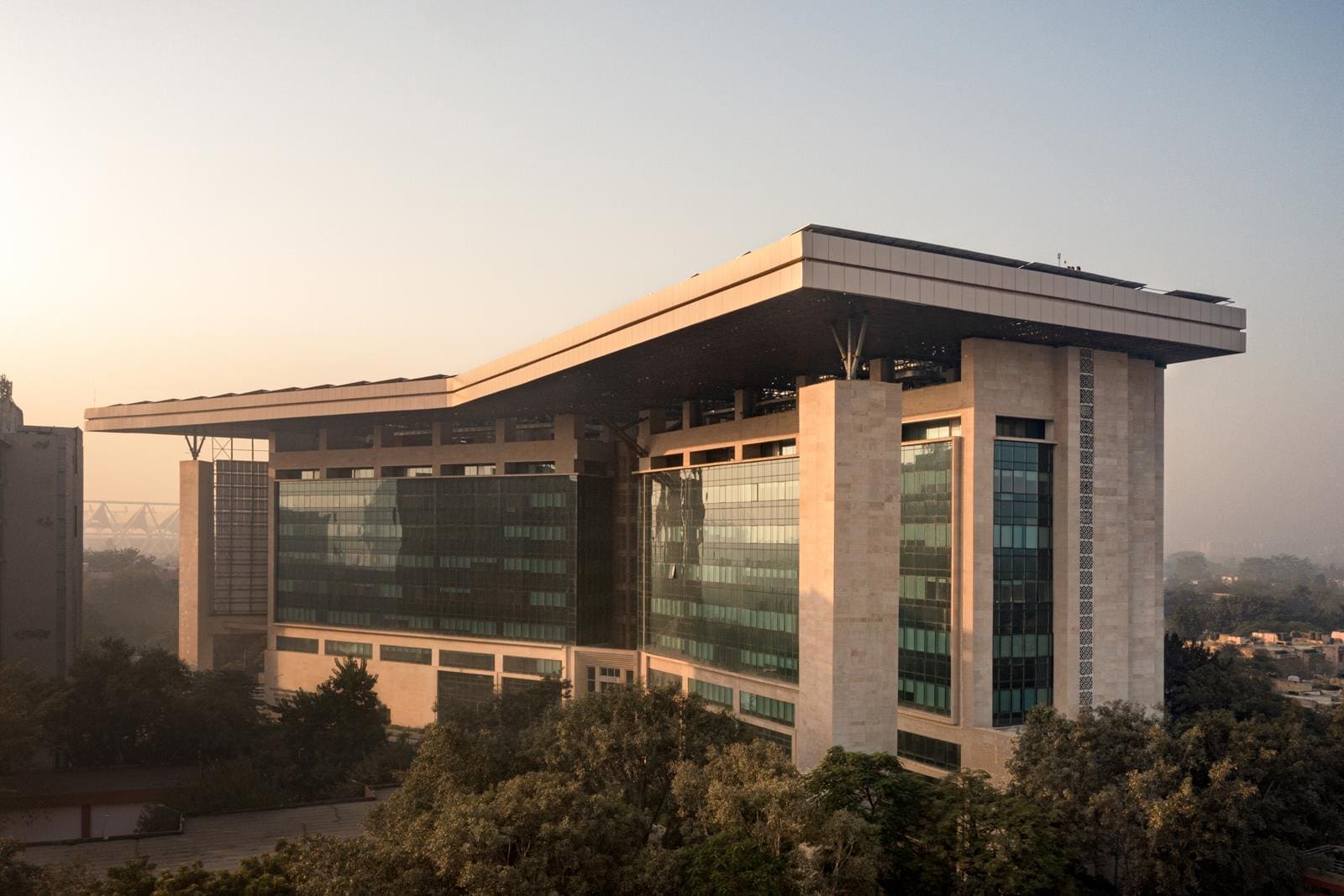Smart surveillance transformation at Atal Akshay Urja Bhawan powered by Impulse for advanced security and monitoring.
