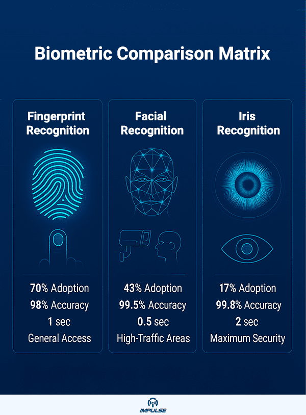 Advanced fingerprint recognition technology for biometric access control in 2025
